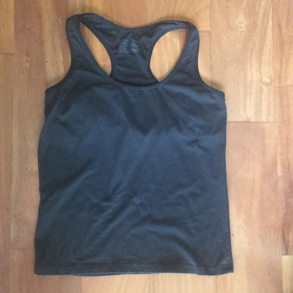 Racerback, shelf-bra tank - M